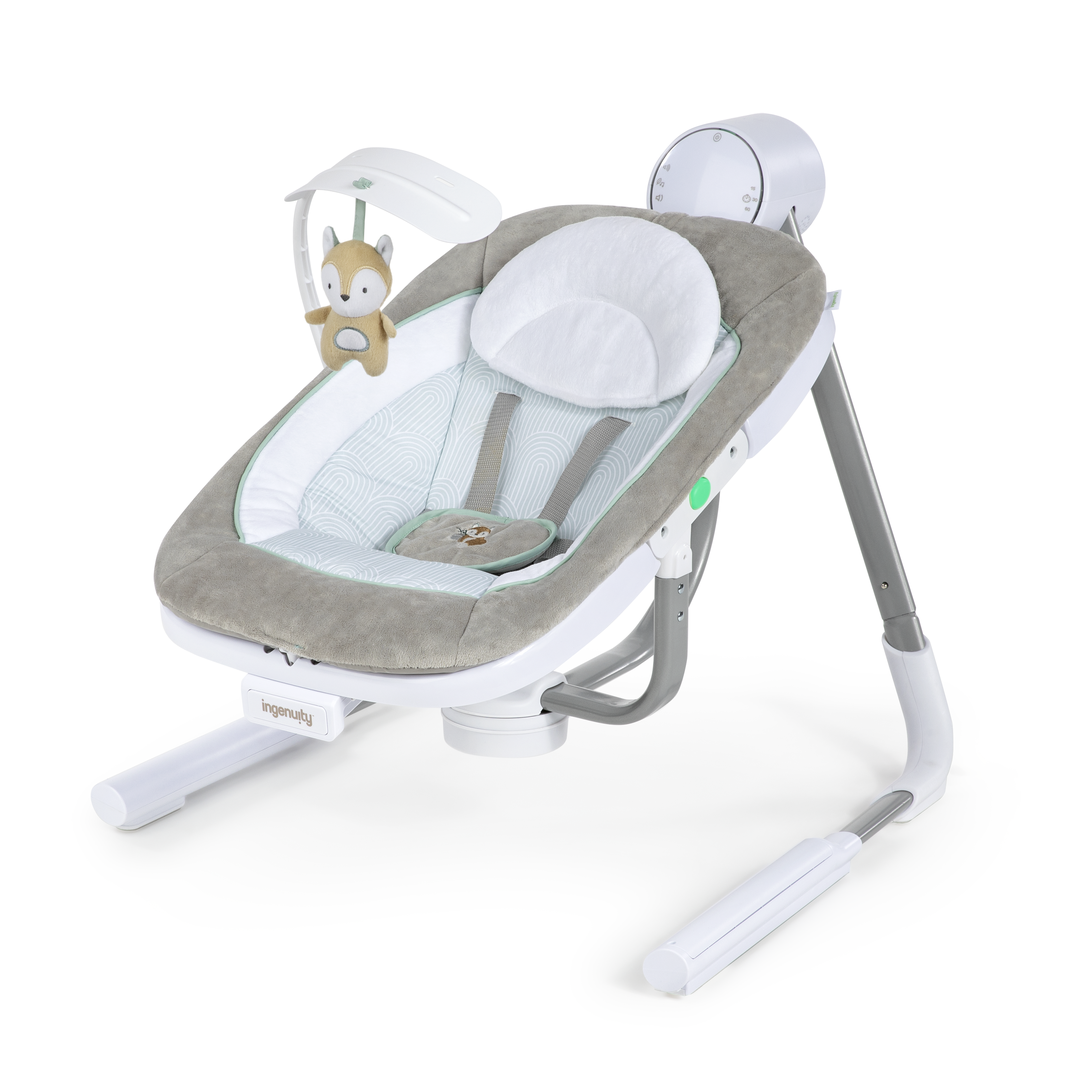 Ingenuity AnyWay Sway DualDirection Portable Swing Ray Baby Swings