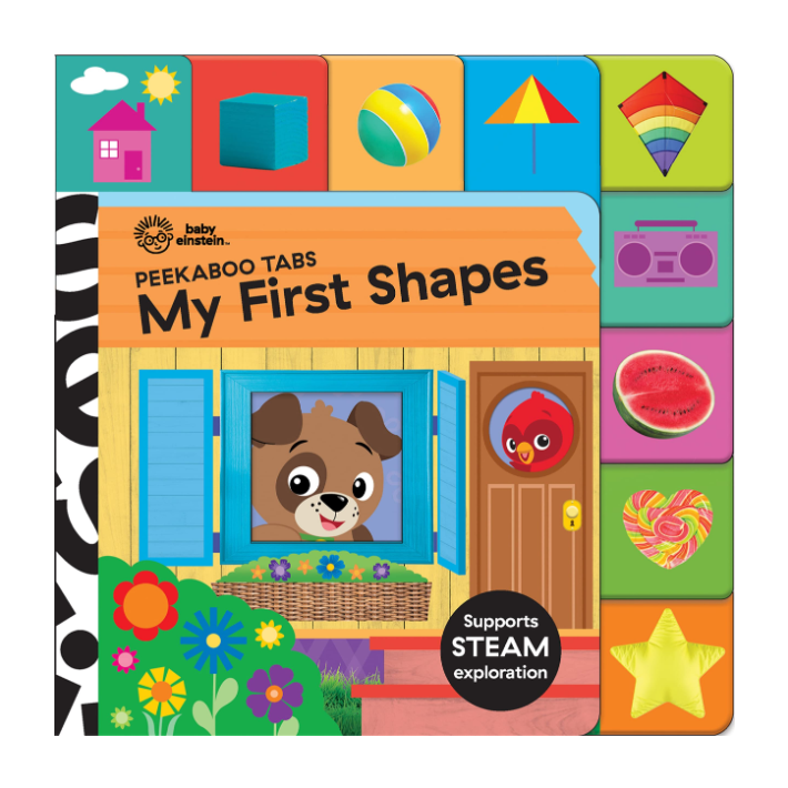 Baby Einstein Peekaboo Tabs My First Shapes Book | Books | Baby Factory
