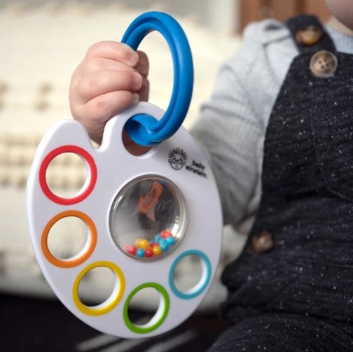 Baby Einstein Shake, Rattle & Soothe Teether Links Ring Toy Rattle
