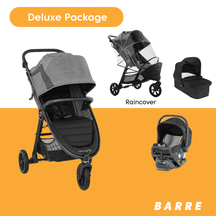 Baby Jogger City Mini GT2 Stroller Stone Grey Deluxe Package 3