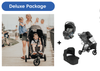 Baby Jogger City Mini GT2 Stroller Stone Grey - Deluxe Package