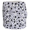 Babyco Reusable Cloth Nappies with 2 Microfibre Inserts Black Stars