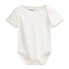 Ricochet Baby Merino Blend Short Sleeve Bodysuit Natural