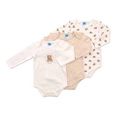 Mobi Minors 3 Pack Bodysuit Teddy
