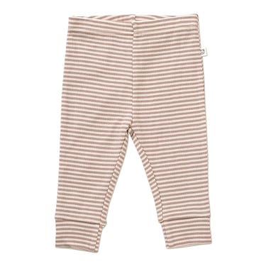 Ricochet Baby Rib Legging Hazelnut Stripe