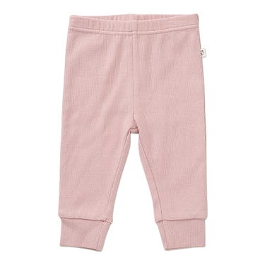 Ricochet Baby Rib Legging Peach Blush