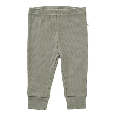 Ricochet Baby Rib Legging Soft Khaki