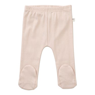 Ricochet Baby Rib Footed Legging Whisper White