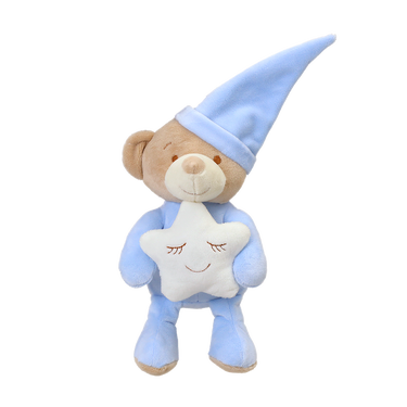 Babyco Bear Star Rattle Toy Blue Blue