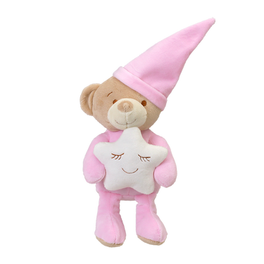 Babyco Bear Star Rattle Toy Pink Pink