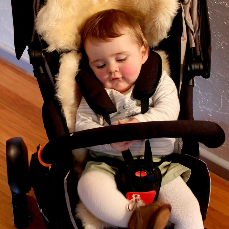 Bowron Babycare BABY STROLLER/PUSHCHAIR/BUGGY LAMBSKIN FLEECE Travel Liner BN 