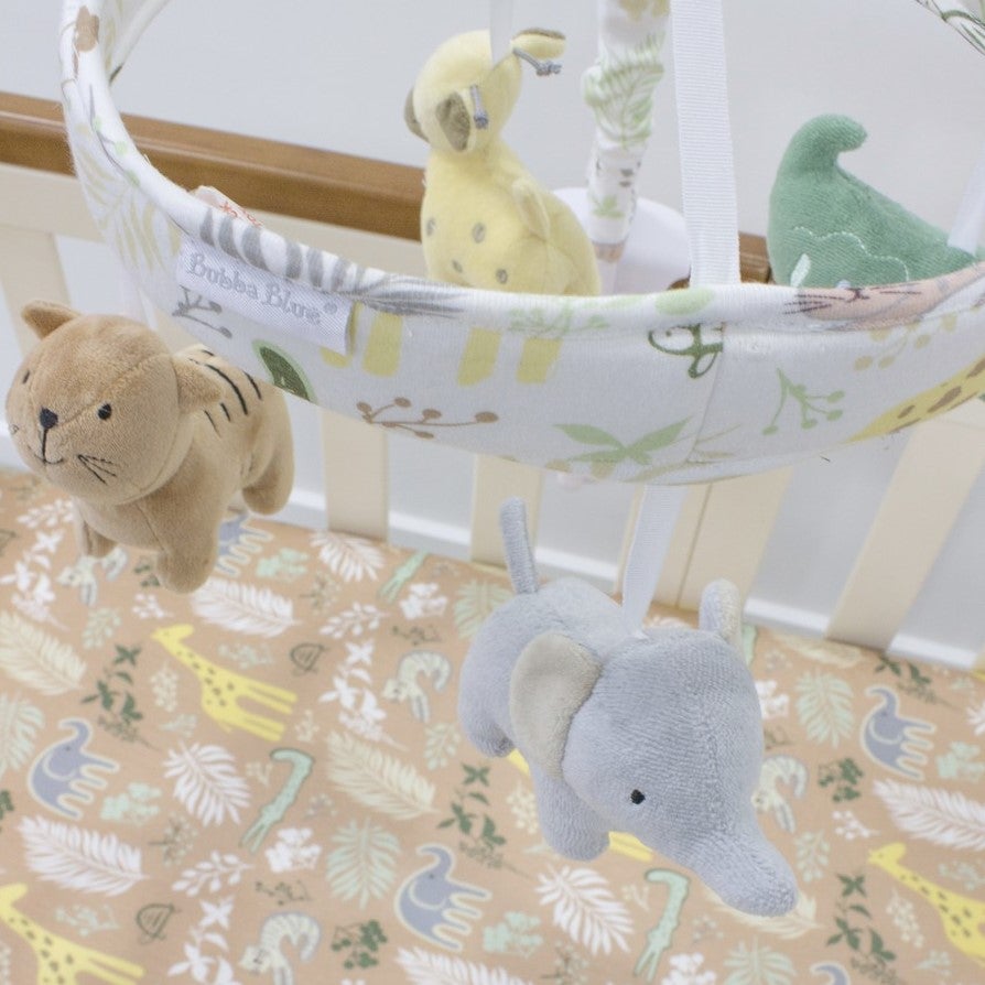 Bubba Blue Bamboo Jungle Musical Mobile Mobiles Baby Factory