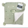 Bubba Blue Confetti Cot Knit Blanket Olive