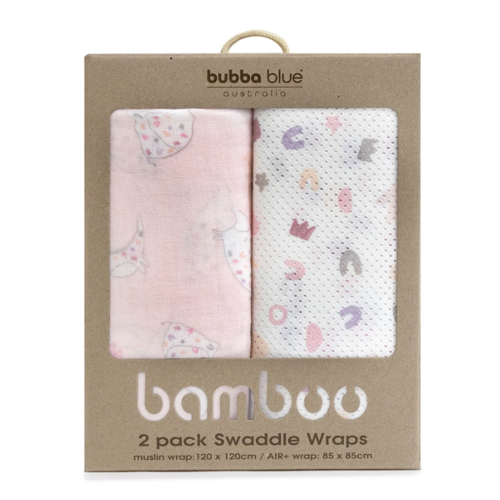 Blush and outlet blue swaddle