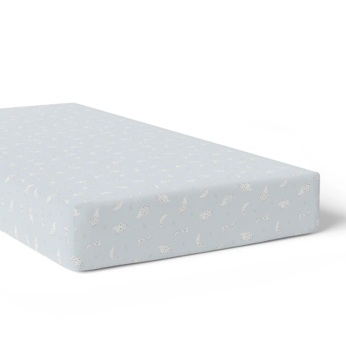Bubba blue fitted clearance cot sheet
