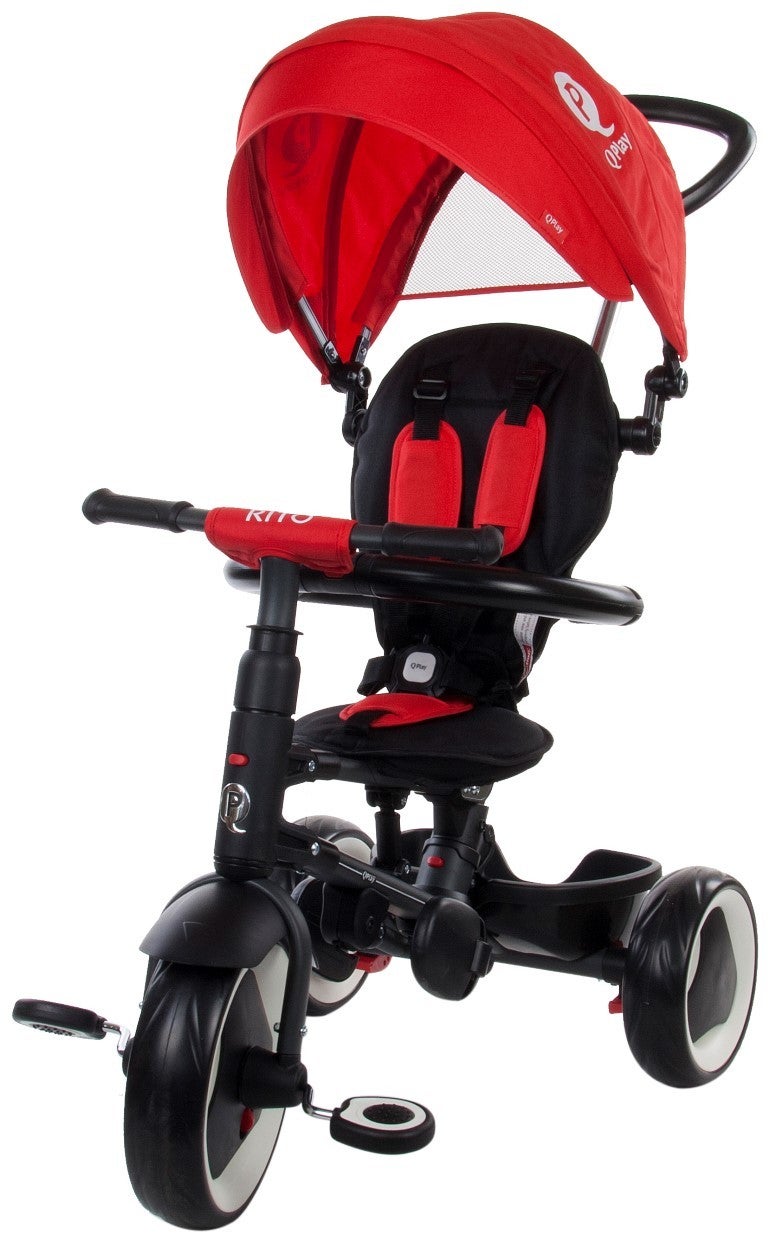 Q Play Rito 3in1 Folding Trike Red Ride On Toys Baby Factory