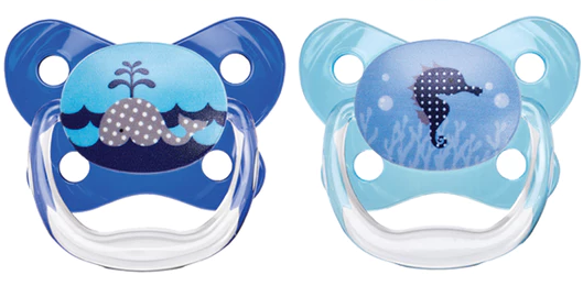 Dr Brown's PreVent Contoured Pacifier 06m 2 Pack Soothers Baby Factory