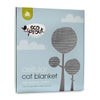 Eco Sprout Organic Cotton Cellular Cot Blanket Dove Grey
