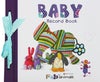 FABric Animals Baby Record Book