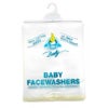 Blue Bunny Baby Face Washer 6 pack 
