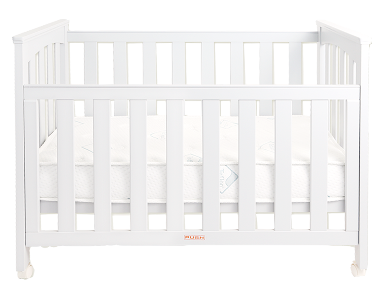 Shop Genesis Rustic Valley Pine Cot White Online at Baby Factory