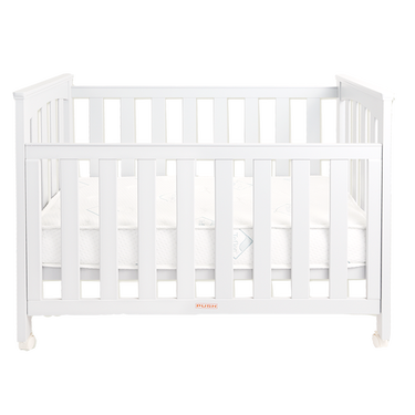 Shop Genesis Rustic Valley Pine Cot White Online at Baby Factory