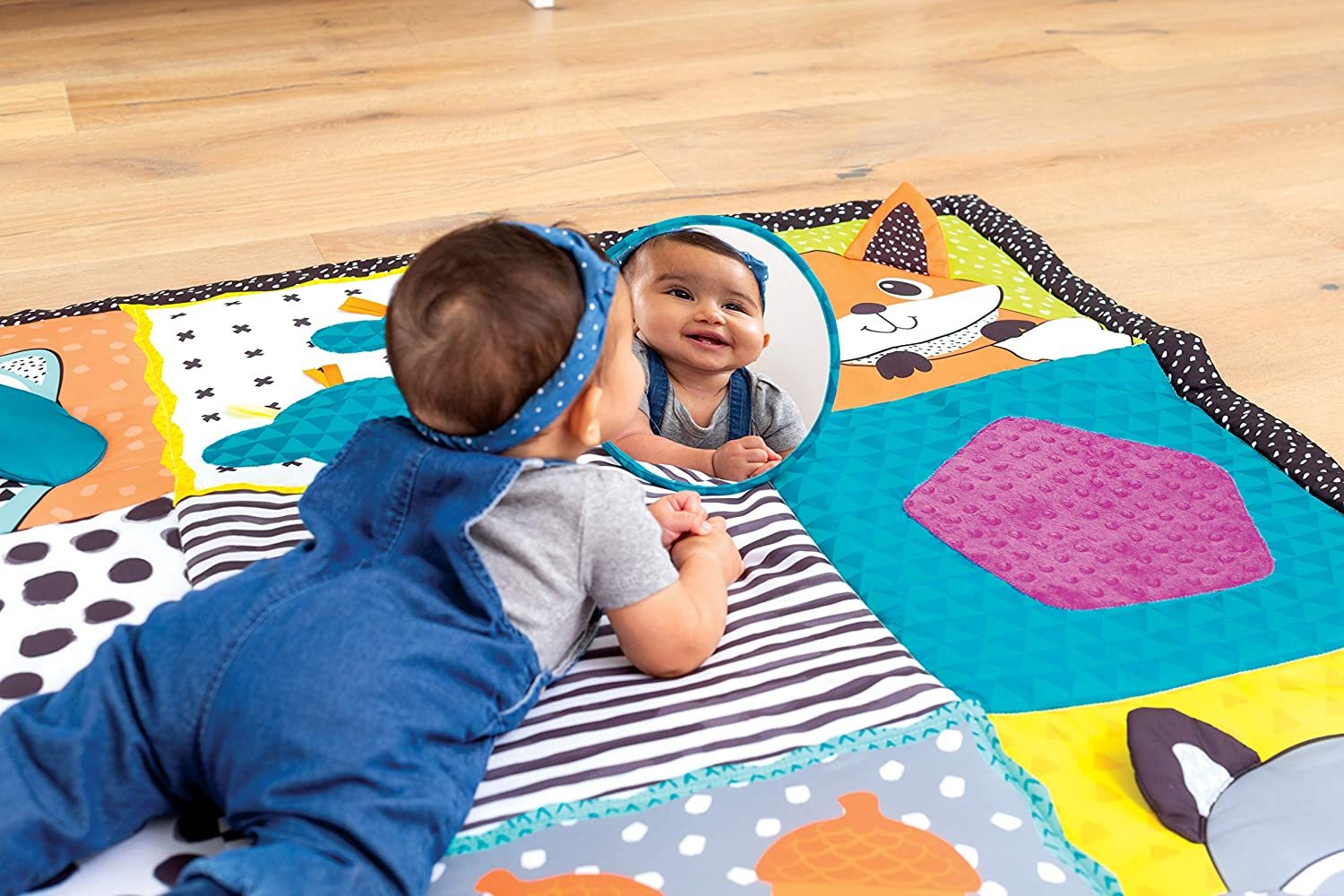 Infantino Giant Sensory Discovery Mat Play Gyms Baby Factory