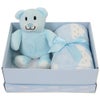 Lullaby Dreams Bear and Blanket Gift Box Blue 