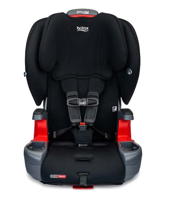 Britax Grow With You ClickTight Booster Seat Black Contour Booster