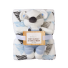 Infancie Baby Blanket with Blue Bear Cuddle Buddy IT5062