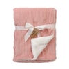 Infancie Rib Mink Blanket Pink