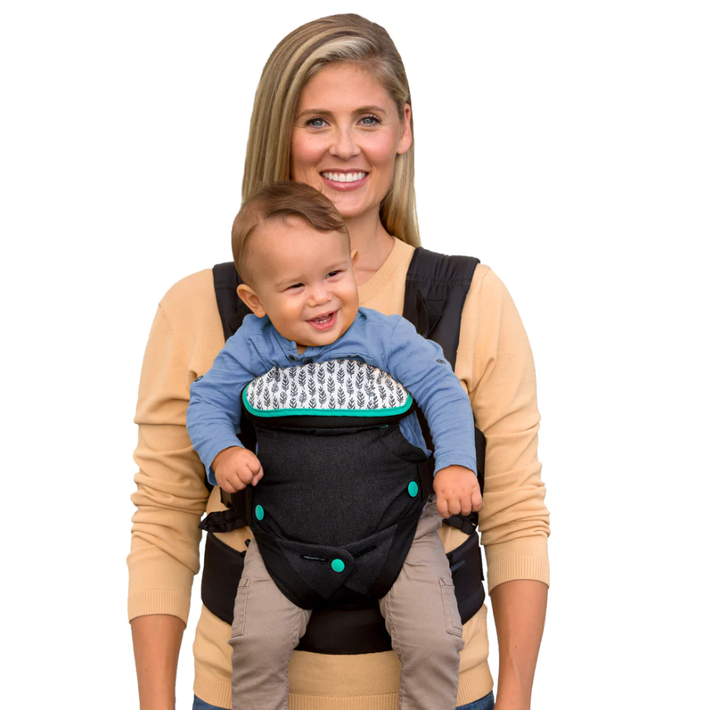 Infantino Flip 4 in 1 Convertible Carrier Black Denim Front
