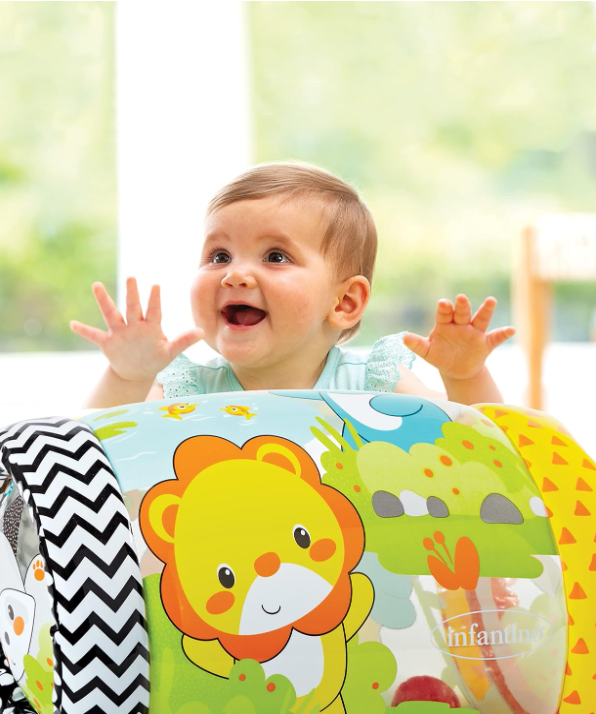 Infantino Jungle Peek & Roll Toy Activity Toys Baby Factory