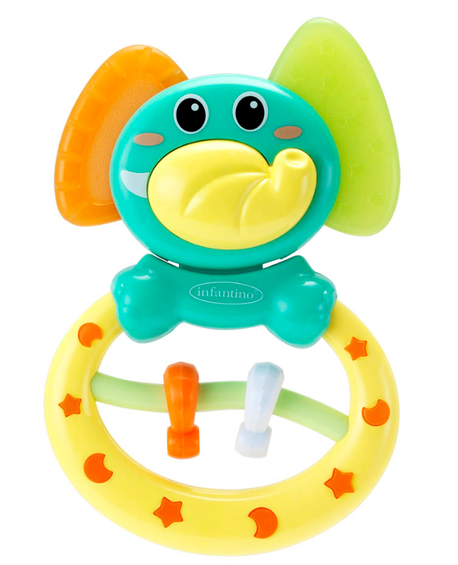 Infantino Rattle & Teether Elephant Rattle & Teethers Baby Factory