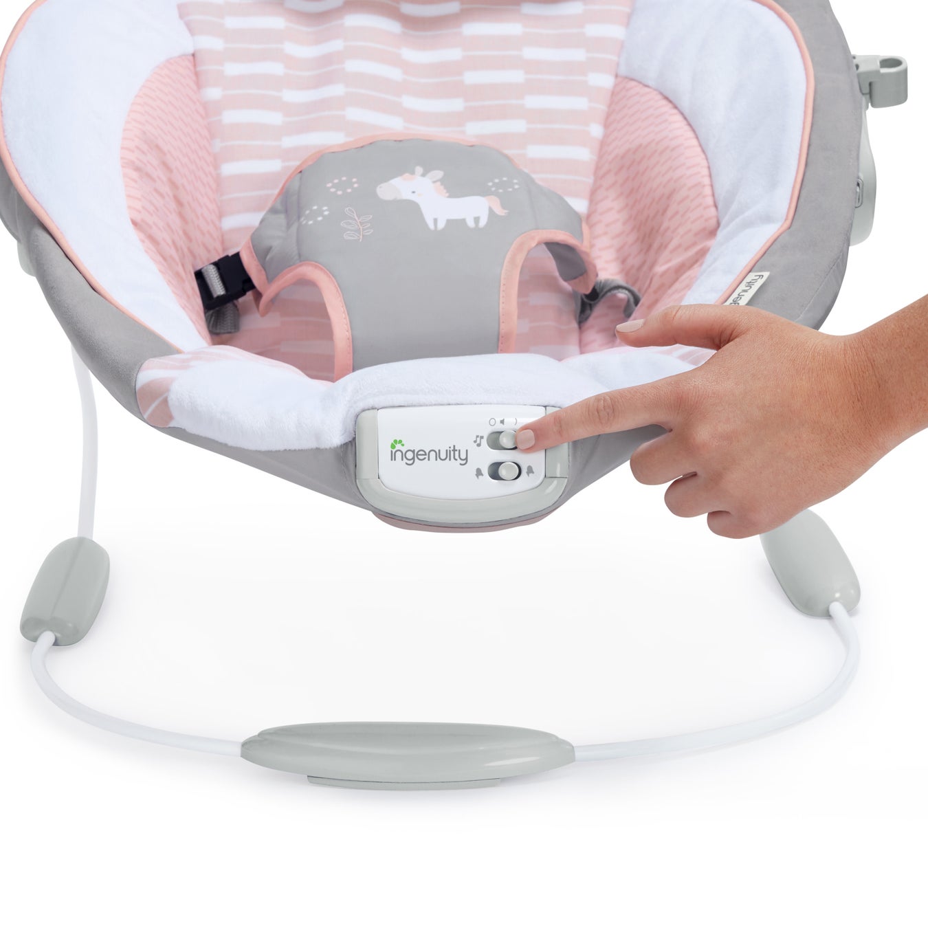 Ingenuity Cradling Bouncer Flora the Unicorn | Rockers & Bouncers | Baby Factory