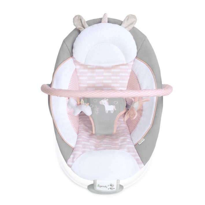 Ingenuity Flora the Unicorn Cradling Bouncer Rockers Bouncers Baby Factory