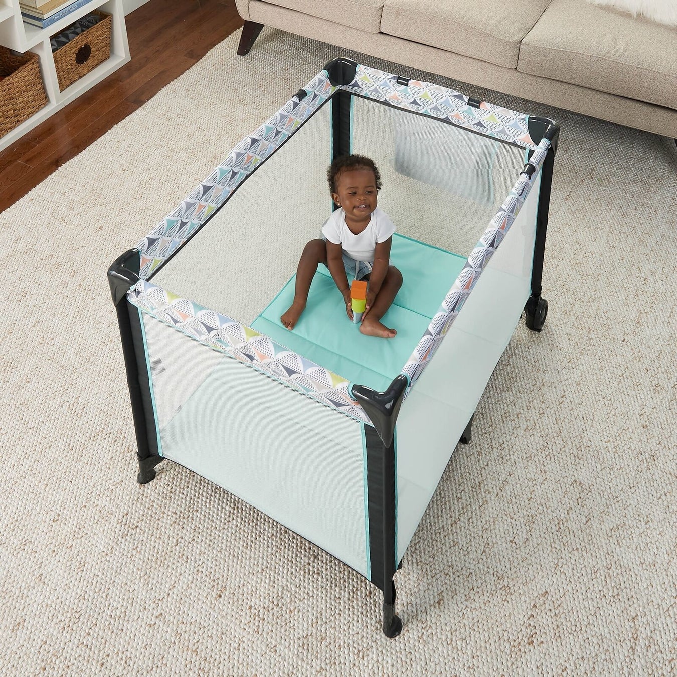 ingenuity travel cot baby bunting