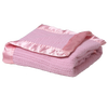 Lullaby Dreams 100% Pure Wool Cot Blanket Pink