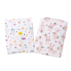 Lullaby Dreams 2-Pack Bassinette Fitted Sheets Pink Meadow