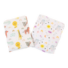 Lullaby Dreams 2-Pack Cot Fitted Sheets Wild Life 
