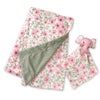 Lullaby Dreams Blanket with Pink Elephant Blankie Set