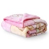 Lullaby Dreams Heavyweight Mink Cot Blanket Teddy Pink