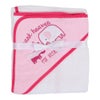 Lullaby Dreams Thank Heaven Hooded Towel Pink