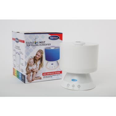 Medescan Top Filling Rainbow Mist Humidifier White