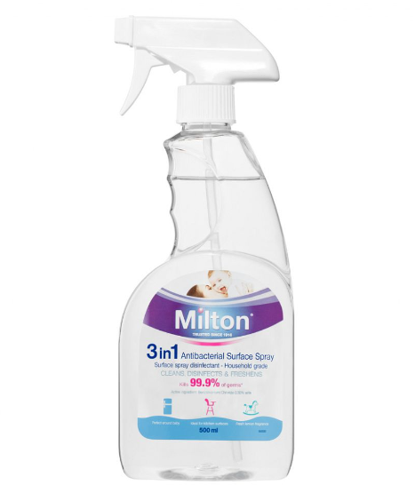 Milton Antibacterial Surface Spray 500ml Accessories Baby Factory
