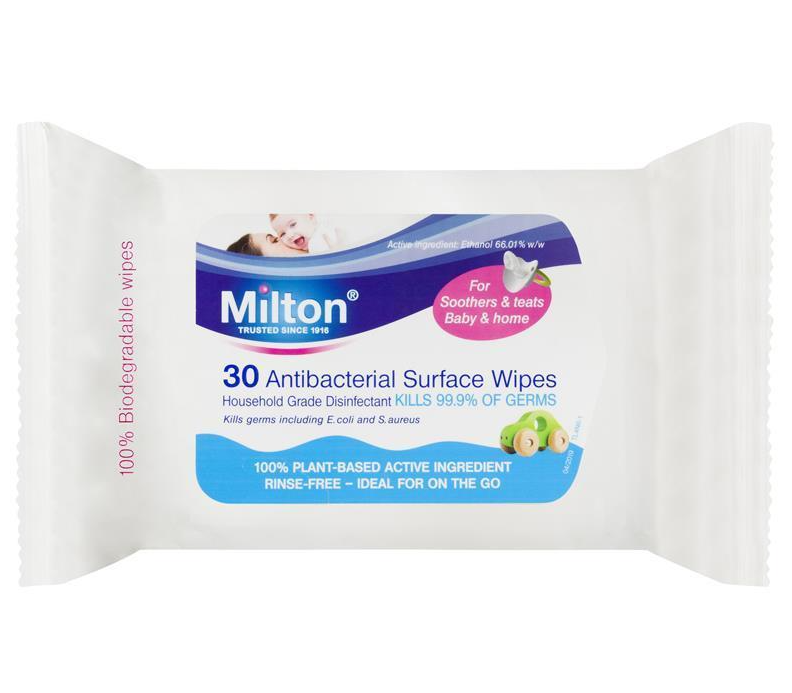 Metodo Milton Toallitas Antibacterianas Milton Pack De 30 Sin