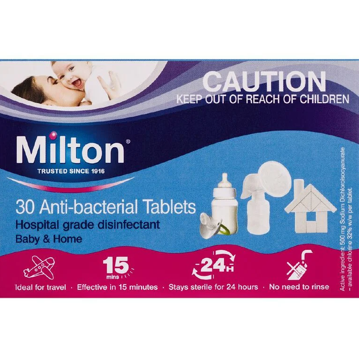 Sterilising tablets hot sale safe for babies
