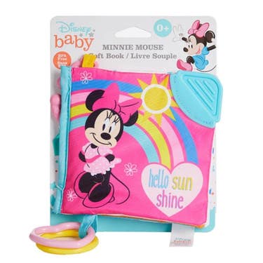 Minnie Mouse Soft Book Pink
