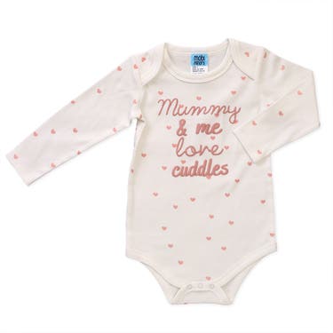 Mobi Minors Edlp Ls Bodysuit Mummy Cuddles