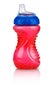 Nuby 300ml No Spill Grip Cup With Lid Red
